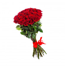 Букет из 35 красных роз эквадор