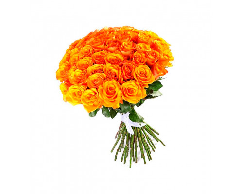 Розы Эквадор микс желто-оранжевые