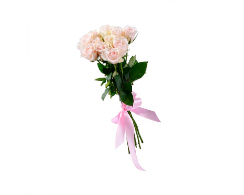 Букет из 11 нежно розовых роз (60-70 см)